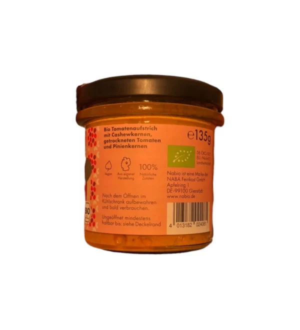 Spread, Dried tomato and pine nuts, 135 g