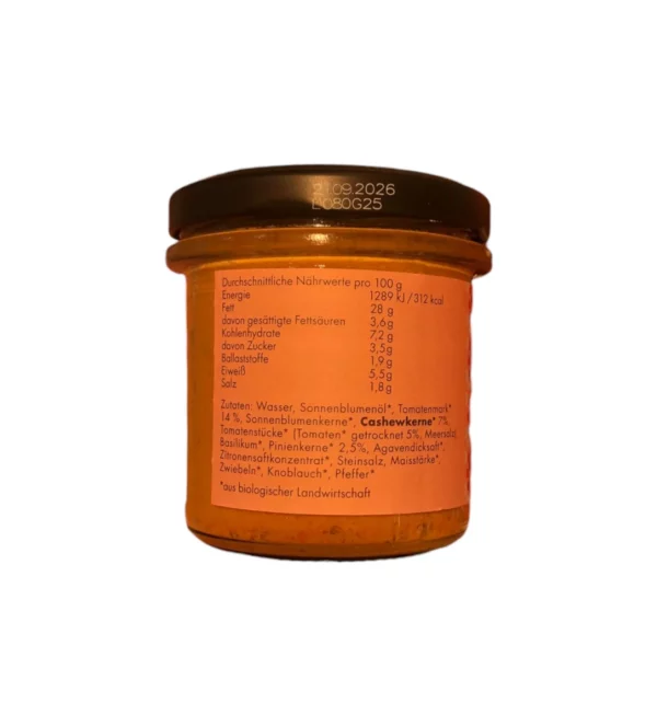 Spread, Dried tomato and pine nuts, 135 g