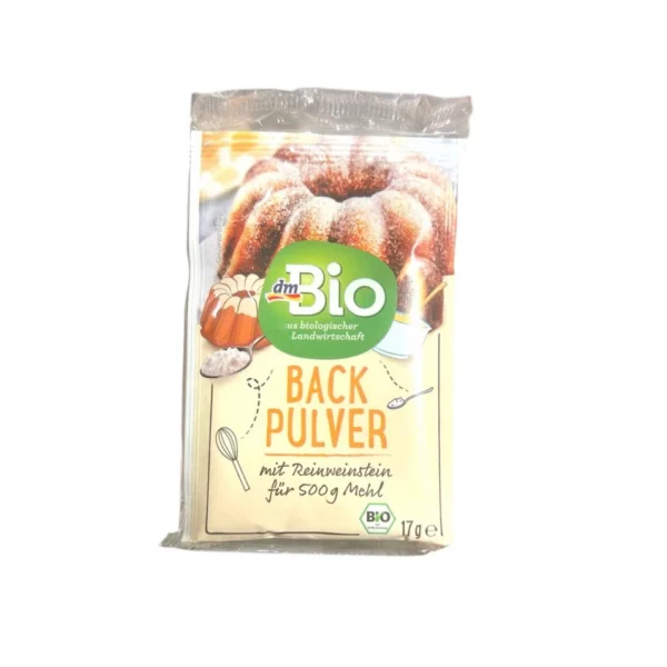 Baking powder with pure cream of tartar (4x17 g), 68 g