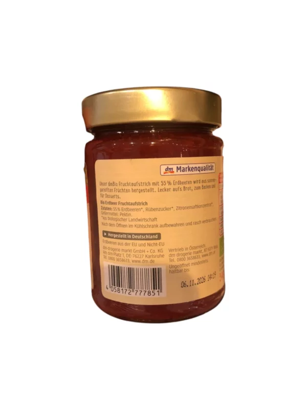 Fruchtaufstrich, Erdbeere 55% Frucht, 340 g Fruchtaufstrich, Erdbeere 55% Frucht, 340 g