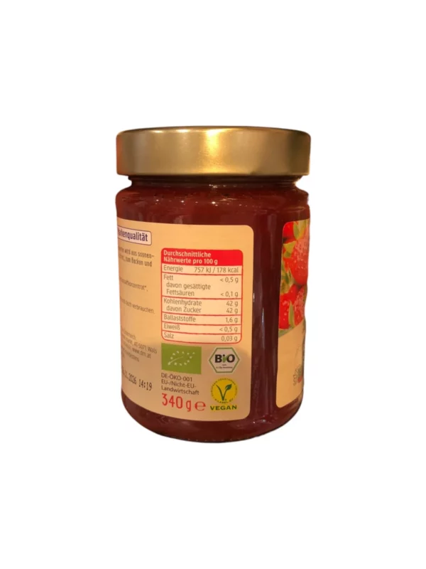 Fruchtaufstrich, Erdbeere 55% Frucht, 340 g Fruchtaufstrich, Erdbeere 55% Frucht, 340 g