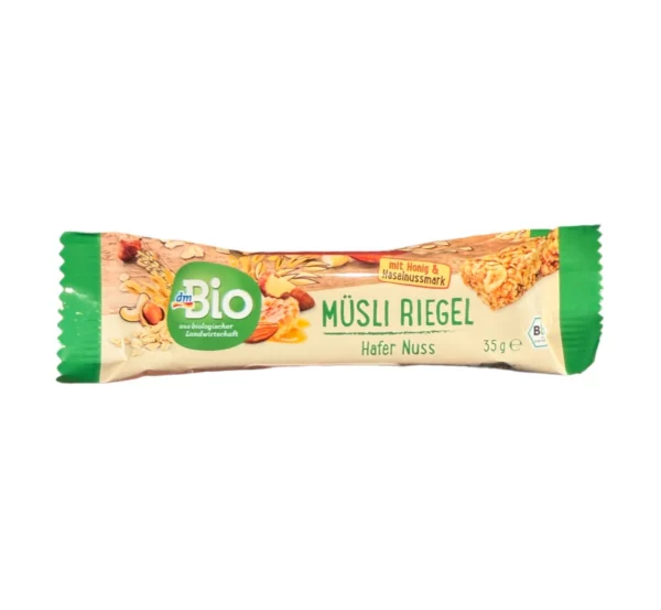 Muesli bar, oat nut, 3-pack, 105 g