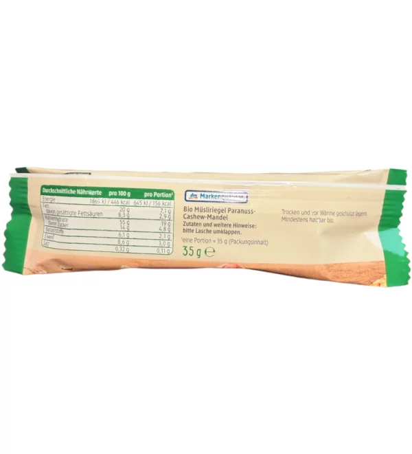 Muesli bar, oat nut, 3-pack, 105 g