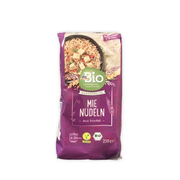 Nudeln, Mie-Nudeln aus Dinkel, 250 g