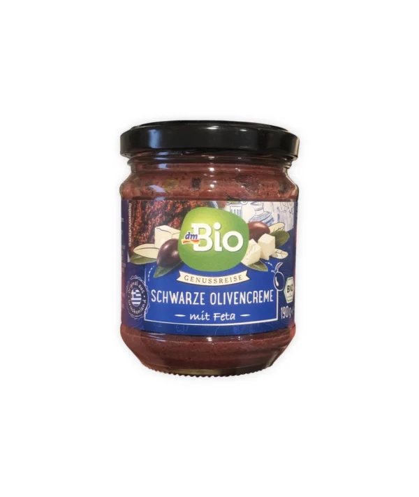 Spread, black olive cream with feta, 190 g