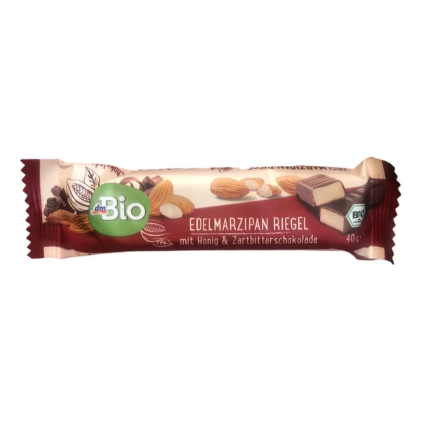 Schokoriegel, Edelmarzipan mit Honig & Zartbitterschokolade, 40 g