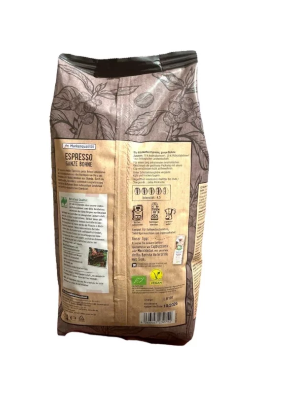 Espresso whole beans, 1 kg