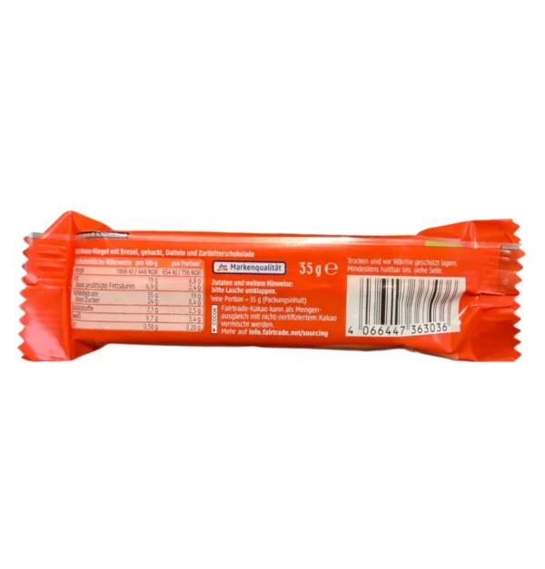 Nut bar, Peanut & Pretzel, 35 g