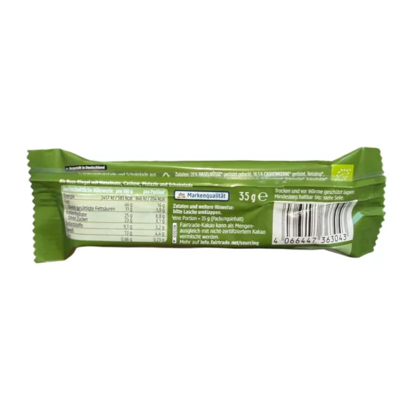 Nussriegel, Hazelnut, Cashew & Pistachio, 35 g