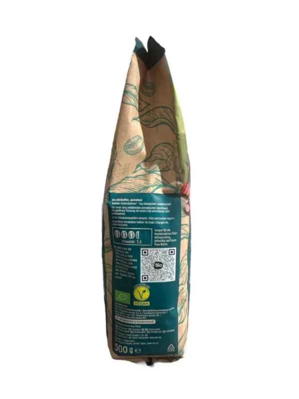 Coffee, Caffè de Peru ground, 500 g