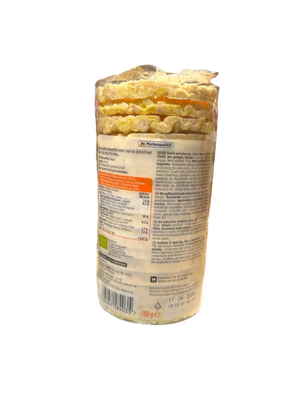 Maiswaffeln, natur, 110 g
