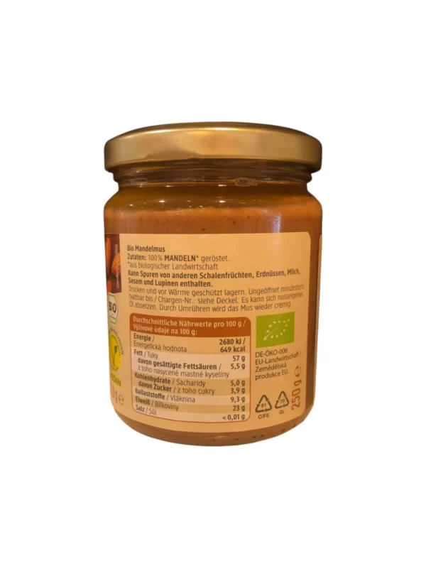 Almond butter, brown, 250 g