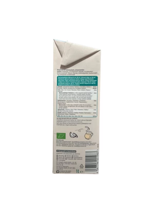 Pflanzendrink, Kokos natur, 1 l