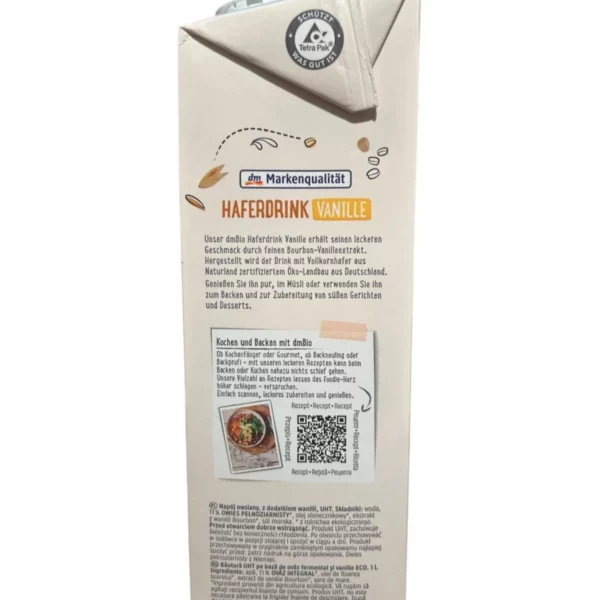 Haferdrink, Vanille, 1 l