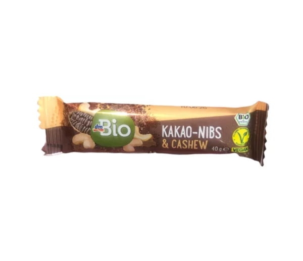 Nussriegel, Kakao Nibs & Cashew, 40 g
