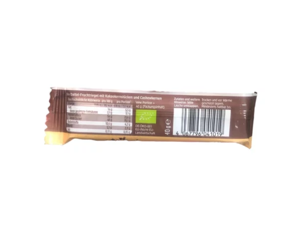 Nussriegel, Kakao Nibs & Cashew, 40 g