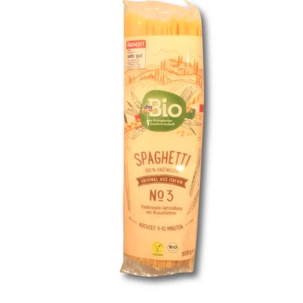 Nudeln, Spaghetti aus Hartweizen, No.3, 500 g