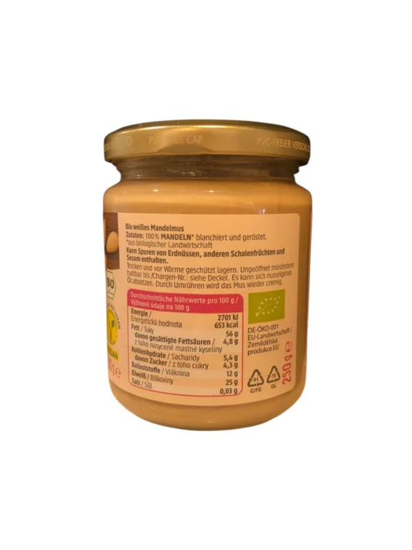 Almond butter, white, 250 g