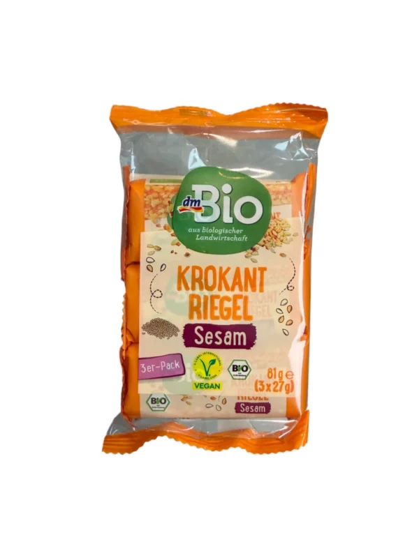 Krokantriegel, Sesam (3x27 g), 81 g