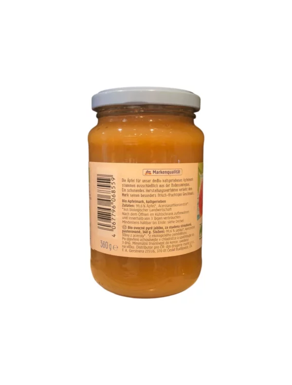 Fruchtmark Apfel kaltgerieben, 360 g