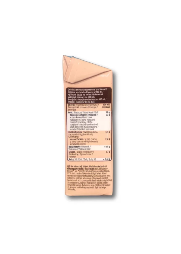 Kokosmilch Tetrapack, 250 ml
