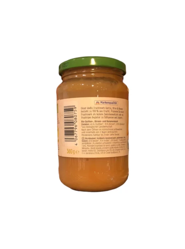 Pear and quince fruit purée, 360 g Pear and quince fruit purée, 360 g