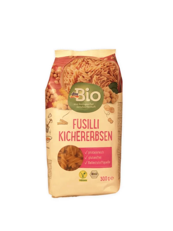 Nudeln, Fusilli aus Kichererbsen, 300 g Nudeln, Fusilli aus Kichererbsen, 300 g