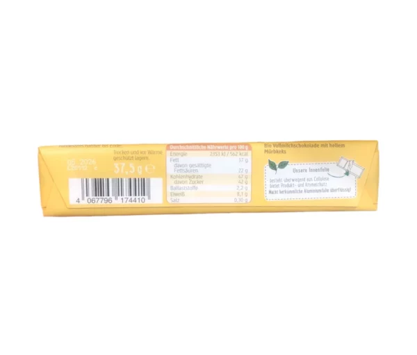 Schokoriegel, Vollmilch Keks, 37,5 g