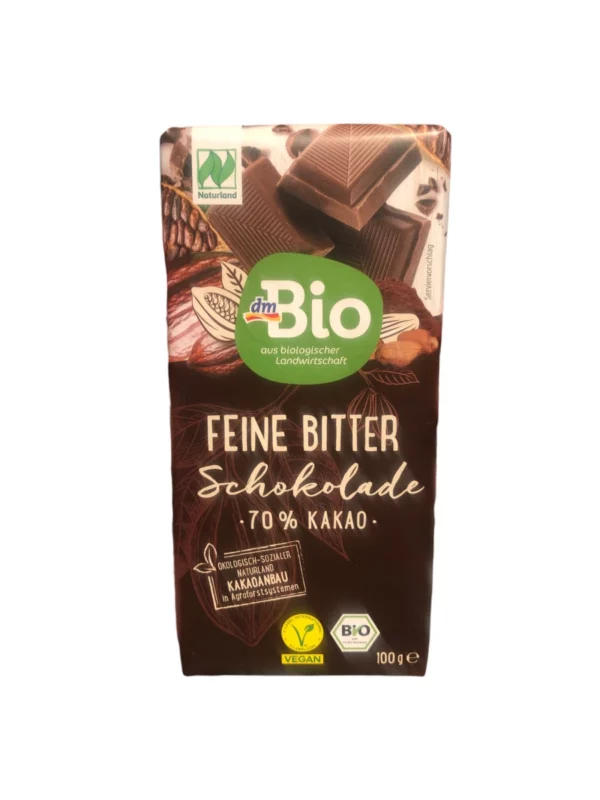 Chocolate, fine dark, 70 % cocoa, 100 g Chocolate, fine dark, 70 % cocoa, 100 g