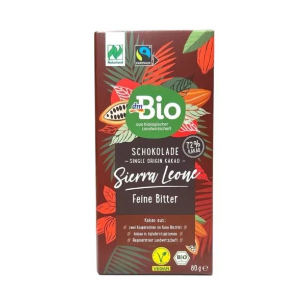Chocolate, "Sierra Leone" fine dark, 80 g