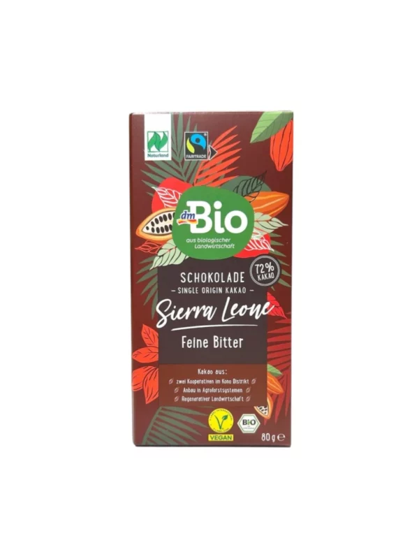 Chocolate, "Sierra Leone" fine dark, 80 g Chocolate, "Sierra Leone" fine dark, 80 g