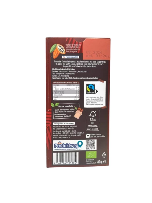 Chocolate, "Sierra Leone" fine dark, 80 g Chocolate, "Sierra Leone" fine dark, 80 g