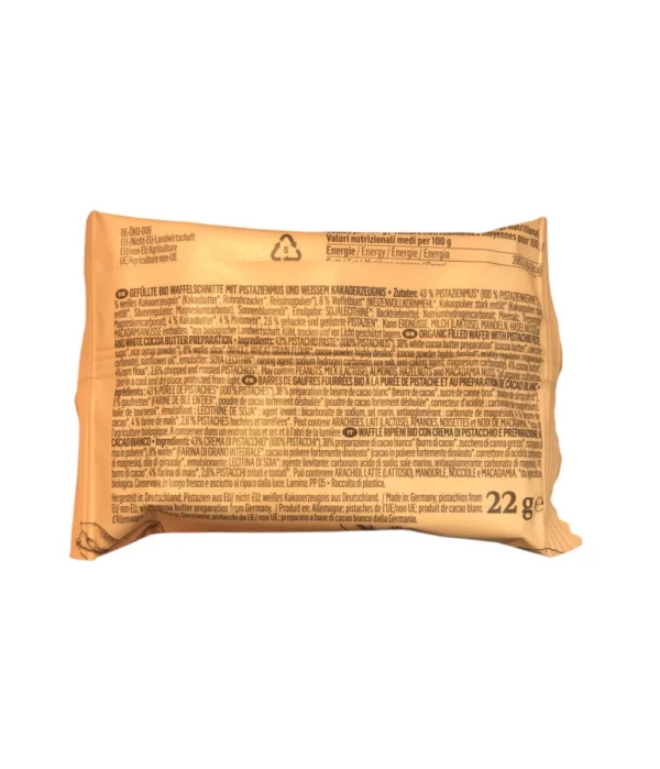 Pistazienschnitte mit 45 % Pistazie, 22 g
