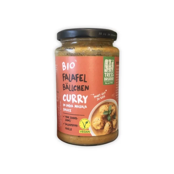 Falafelbällchen Curry India Masala Sauce, 375 g
