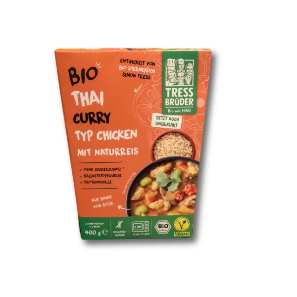 Thai Curry Typ Chicken mit Naturreis, 400 g