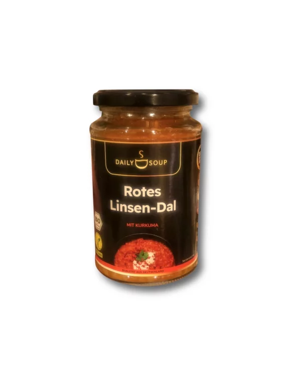 Suppe, rotes Linsen-Dal mit Kurkuma, 380 ml
