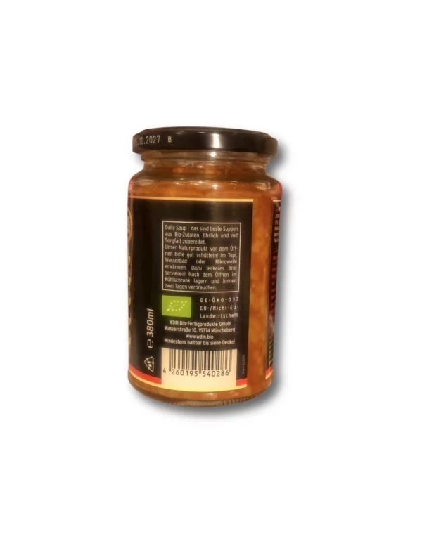 Suppe, rotes Linsen-Dal mit Kurkuma, 380 ml