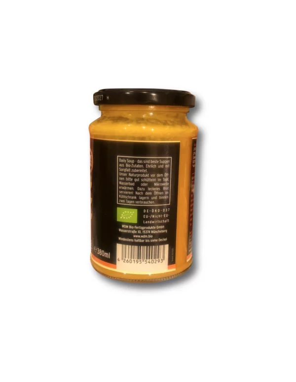 Soup, sweet potato with coconut & ginger, creamy, 380 g
