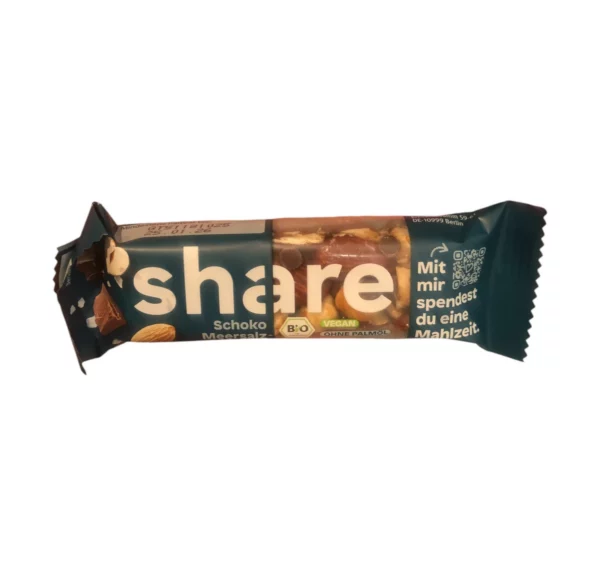 Nussriegel, Schoko Meersalz, 35 g