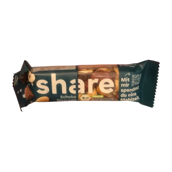 Nussriegel, Schoko Meersalz, 35 g