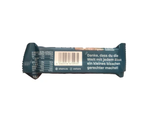 Nussriegel, Schoko Meersalz, 35 g