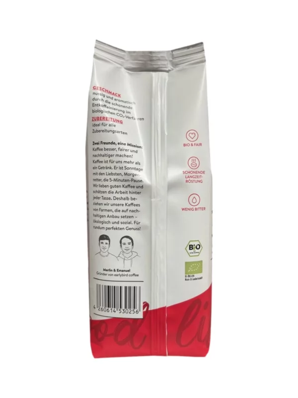Kaffee, gemahlen, entkoffeiniert, 250 g Kaffee, gemahlen, entkoffeiniert, 250 g