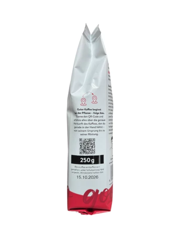 Kaffee, gemahlen, entkoffeiniert, 250 g Kaffee, gemahlen, entkoffeiniert, 250 g