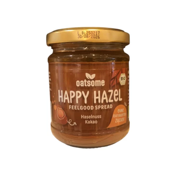Haselnussmus, "Happy Hazel" Feelgood Spreads, Haselnuss Kakao, 200 g