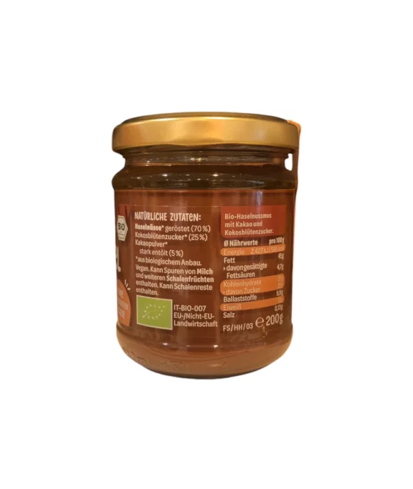 Haselnussmus, "Happy Hazel" Feelgood Spreads, Haselnuss Kakao, 200 g Haselnussmus, "Happy Hazel" Feelgood Spreads, Haselnuss Kakao, 200 g