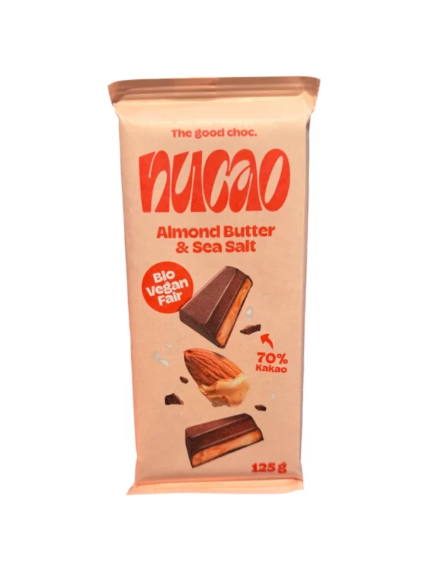 Chocolate Almond Butter & Sea Salt, vegan, 125 g