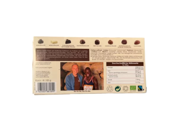 Schokolade, Belgische Pralinen, 100 g