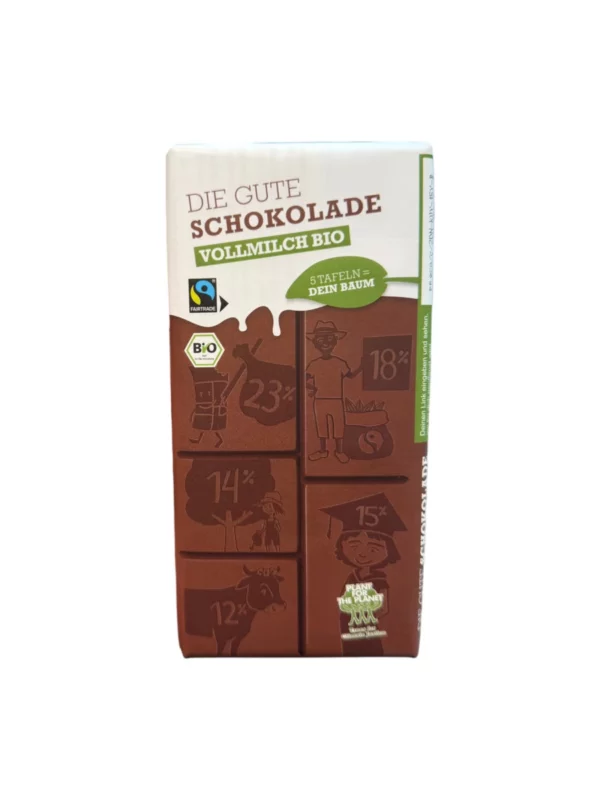 Schokolade, Vollmilch, 100 g