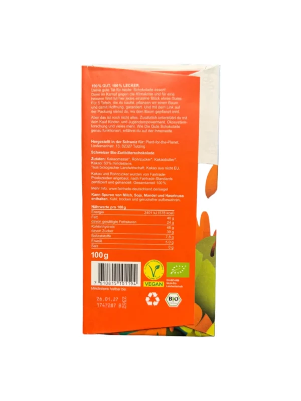 Chocolate, dark, 100 g