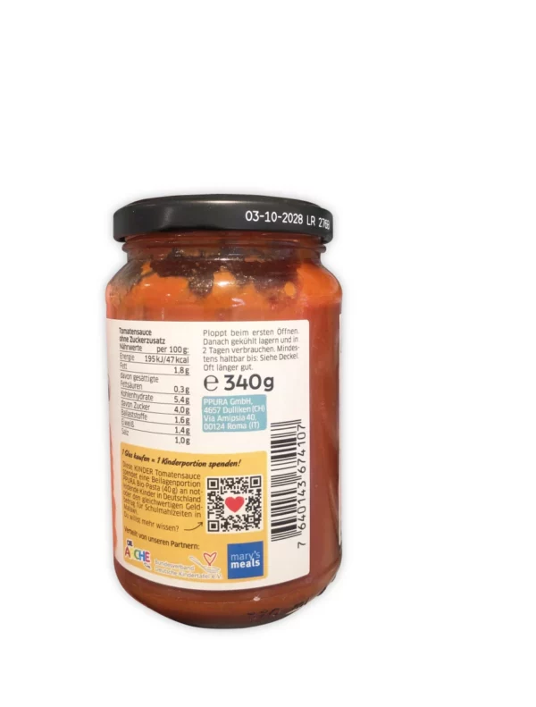 Tomatensoße, Kinder, 340 g